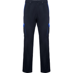 Lange Hose Trooper in Farbkombination, 38, navy/royalblau