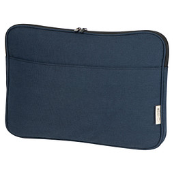 Laptoptasche aus recycelter Baumwolle, dunkelblau
