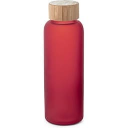 LILLARD. Flasche aus Borosilikatglas mattiert 500 ml, Rot