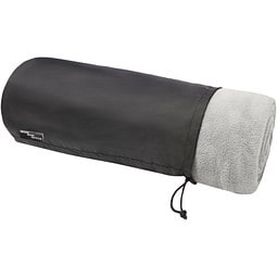 Lily RPET Decke aus Coral Fleece, grau