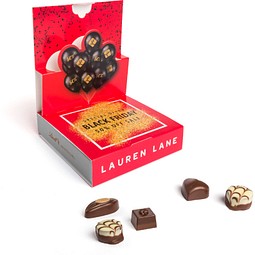 Lindt Mini Pralinés in Pop-Up Kartonage, 44 g, Luftballon, inkl. Druck