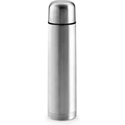 LITER. Thermosflasche aus Edelstahl 1000 ml, Silber