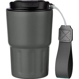 Edelstahl-Thermobecher Louisa, grau