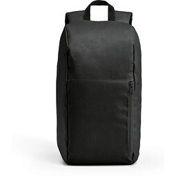 LUGANE. 600D Polyester-Rucksack, Schwarz