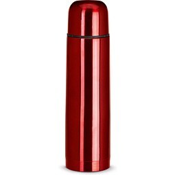 LUKA. Thermosflasche aus Edelstahl mit 500 ml Fassungsvermögen, Rot