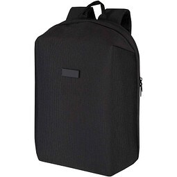 Luma 15 GRS Laptop-Rucksack aus recyceltem Material mit Diebstahlschutz 10L, schwarz