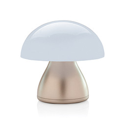 Luming wiederaufladbare USB-Tischlampe aus RCS Kunststoff, Bronze