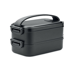 Lunchbox recyceltes  PP IDOLUNCH, Schwarz