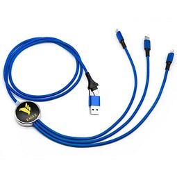 MagCable 5in1 LED long easy , Blau