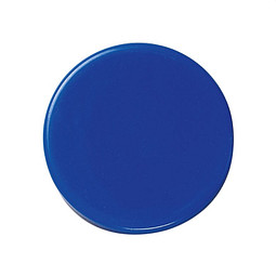 Magnet Rund, standard-blau PS