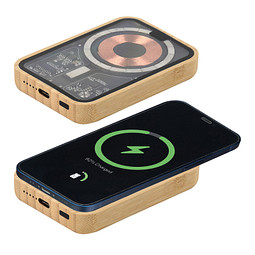 Magnetische Powerbank 5.000 mAh, beige