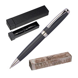 Mark Twain Drehkugelschreiber, schwarz