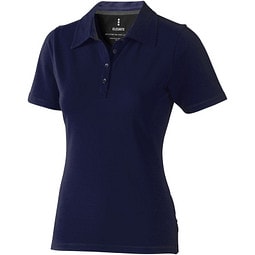 ELEVATE Damen Stretch Poloshirt Markham, dunkelblau, S