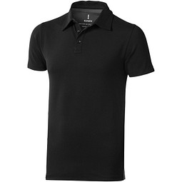 ELEVATE Herren Stretch Poloshirt Markham, schwarz, M