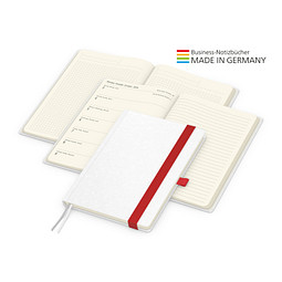 Geiger-Notes Match-Hybrid Creme Bestseller Notizbuch, Natura, inkl. Druck, rot