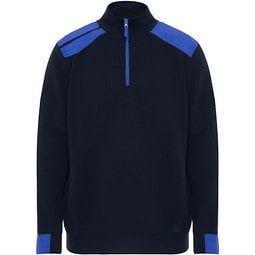 Maverick Pullover für Herren mit halbem Reißverschluss, 280 g/m2, marineblau, 2XL