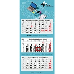 Geiger-Notes Monats-Wandkalender Maxi Light 3 Bestseller inkl. 4C-Druck, Österreich
