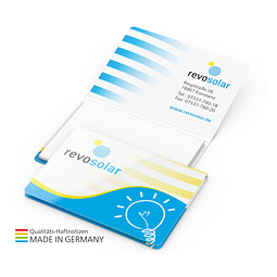 Geiger-Notes Memo-Card Haftnotiz White Bestseller, inkl. Druck auf Umschlag, Softcover matt