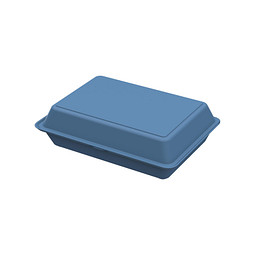 Menübox ToGo XL, ohne Trennstege, behagliches blau