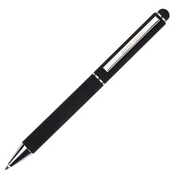 Pierre Cardin Touch-Pen Kugelschreiber Claudie, blaue Mine, schwarz