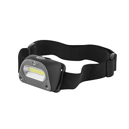 METMAXX® Kopflampe BlackChargeHeadgear, schwarz / grau