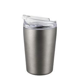 METMAXX® Vakuum Thermobecher CremaExpresso, 200 ml, silber