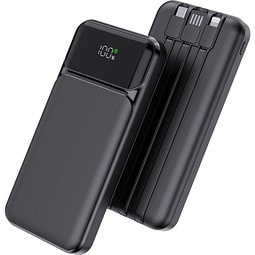 Metmaxx® Powerbank Dr.ChargeGuard10, 10.000 mAh, schwarz