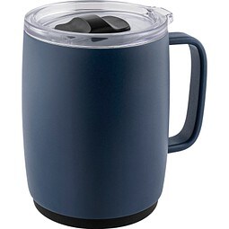 Metmaxx® Thermobecher Crema OfficeVibeThermo blau mit Deckel
