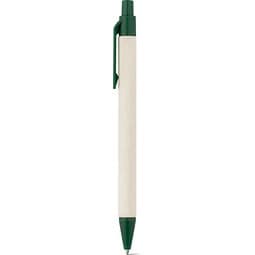 MILINK. Kugelschreiber aus 100 % Recyclingpapier, Dunkelgrün