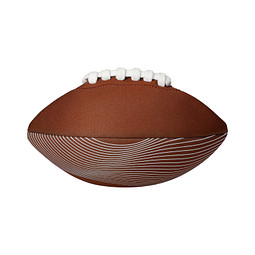 Mini-American Football Touchdown, braun