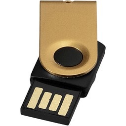 Mini USB-Stick, gold, 2GB