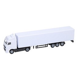 Miniatur-Fahrzeug Volvo Truck, weiß