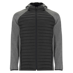 Minsk Hybrid Thermojacke Unisex, schwarz, 2XL