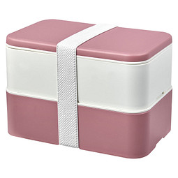 MIYO Renew Doppel-Lunchbox, rosa