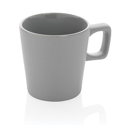 Keramik-Kaffeetasse Alva, 300 ml, grau