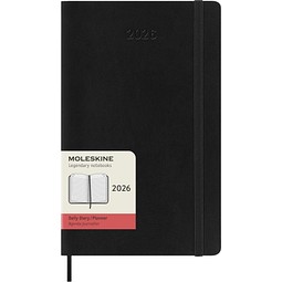 Moleskine Softcover 12 Monate Tageskalender, schwarz