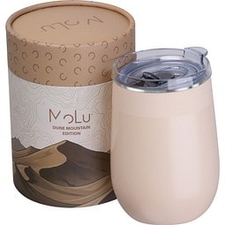 MoLu recycelter Edelstahl Trinkbecher Palm Bay,beige