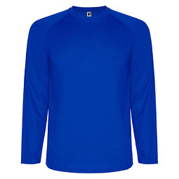Montecarlo Langarm-Sport-Shirt für Kinder, blau, 12