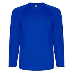 Montecarlo Langarm-Sport-Shirt für Kinder, blau, 8
