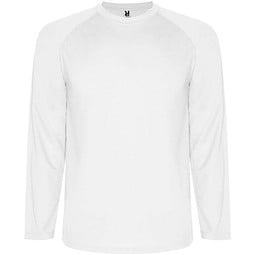 Montecarlo Langarm Sport-Shirt für Männer, weiss, L