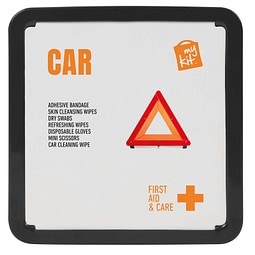 MyKit Erste Hilfe Set für das Auto, schwarz
