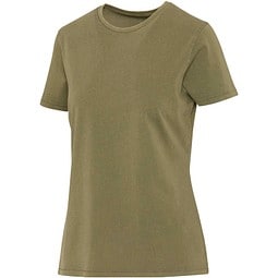 Nanaimo Kurzärmeliges T-Shirt für Damen im Washed Look, 160 g/m2, waldgrün, XXL