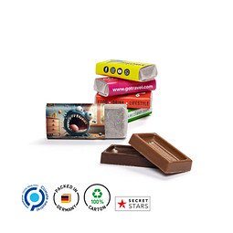 Napolitain in Pergaminpapier, Alpenvollmilch, inkl. Druck