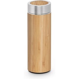 NATUREL. Isolierkanne aus Bambus und Edelstahl (90% recycelt) (430 mL), Natur