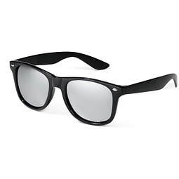 NIGER. Sonnenbrille aus PC mit gespiegelten Brillengläsern, Schwarz
