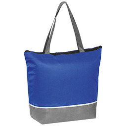 Non-Woven Kühltasche Shopper, blau