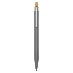 Nooshin Kugelschreiber aus Aluminium, blaue Mine, grau