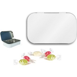 Nostalgiedose, 25 g, Bonbons 3 g, weiß, ohne Druck