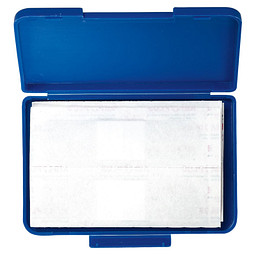 Notfall-Set Pflaster Box, standard-blau PP