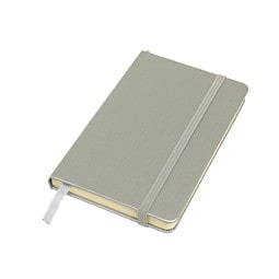 Notizbuch ATTENDANT im DIN-A6-Format,silber